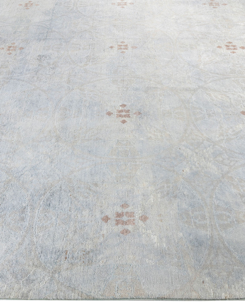 Overdyed One-of-a-Kind Hand-Knotted Area Rug Gray, 8' 0" x 8' 6"