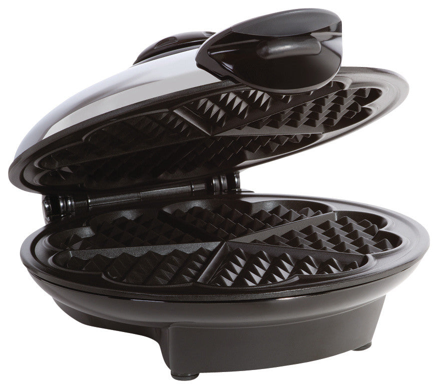 Euro Cuisine Eco Friendly Heart Shapped Waffle Maker