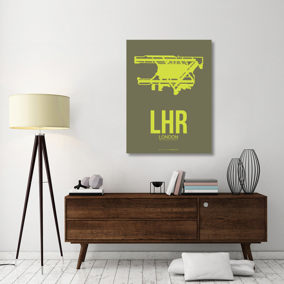 "LHR London Poster 3" Fine Art Print