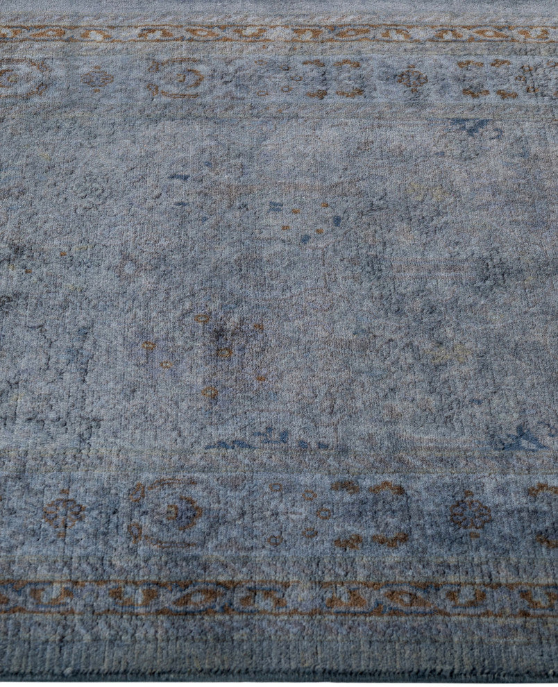 Overdyed One-of-a-Kind Hand-Knotted Area Rug Gray, 2' 6" x 8' 8"