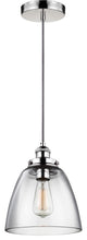 1-Light Pendant, Polished Nickel