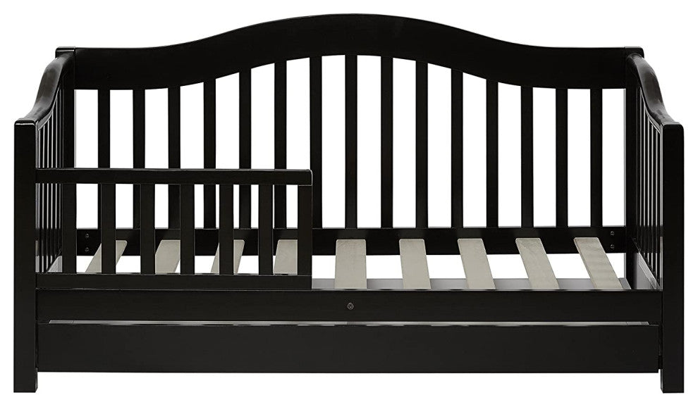 Traditional Style Toddler Day Bed , Black