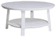 Poly Deluxe Conversation Table, White