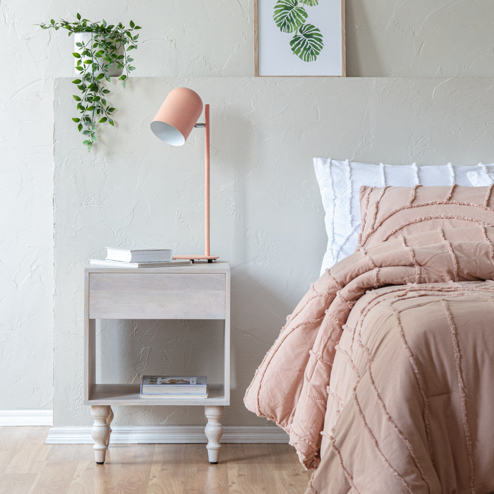 Rhonda Night Stand, Whitewash