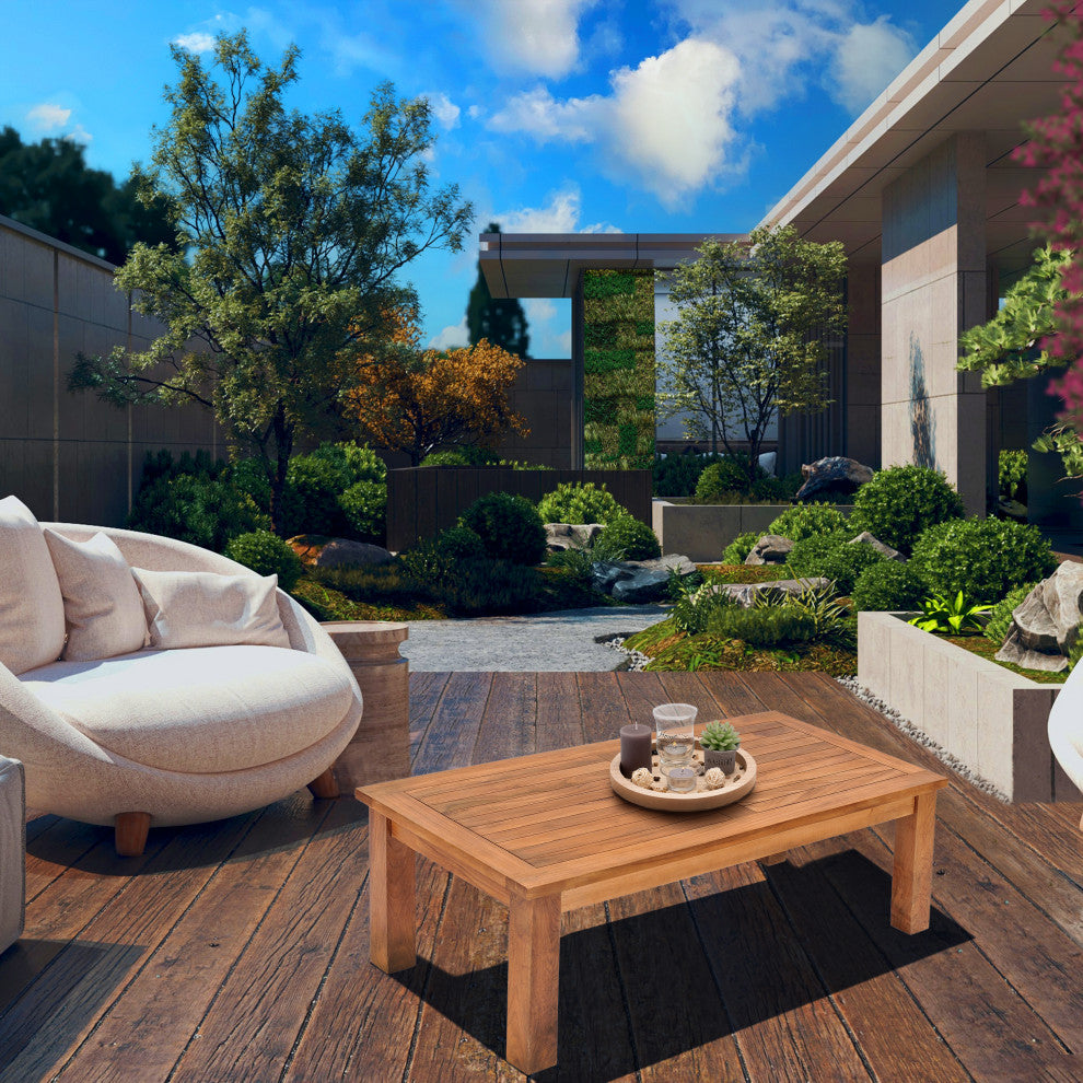 Teak Wood San Diego Outdoor Patio Coffee Table