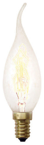 3-Pack Spiral Loop 40 Watt Edison Bulb, E12 Base