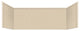 Transolid, Bath Wall Kit, 60"x32"x24", Matrix Khaki