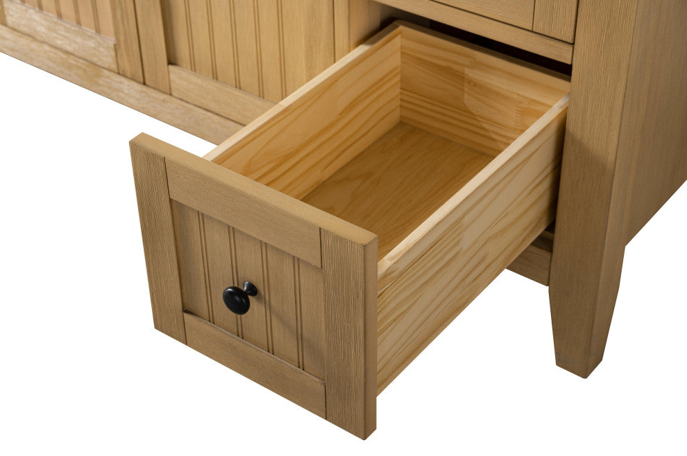 Burbank 54" Single Vanity, Oak