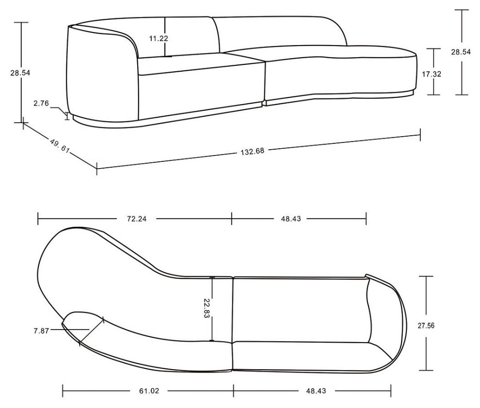 Manhattan Comfort Daria Sofa