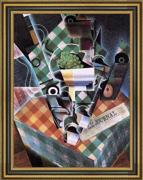 Juan Gris Still Life Checked Tablecloth