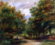 Pierre Auguste Renoir Road near Cagnes Premium Canvas Print