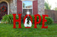 Hope Stake Sign With Trumpeting Angel