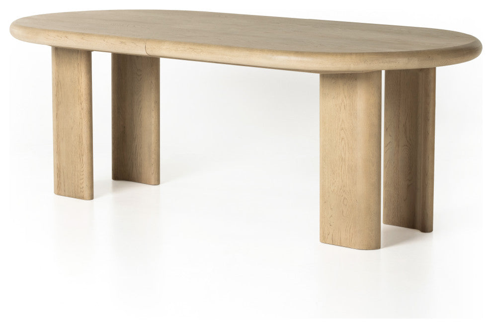 Jaylen Extension Dining Table-Light Oak