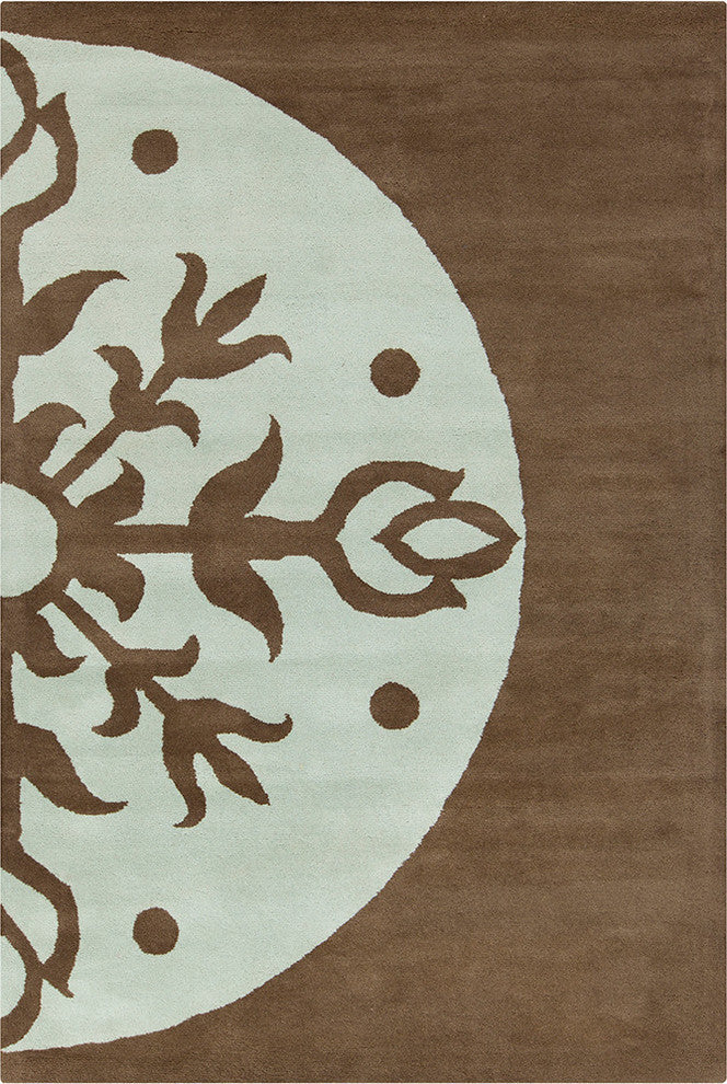 Allie Contemporary Contemporary Area Rug, 8'x10'