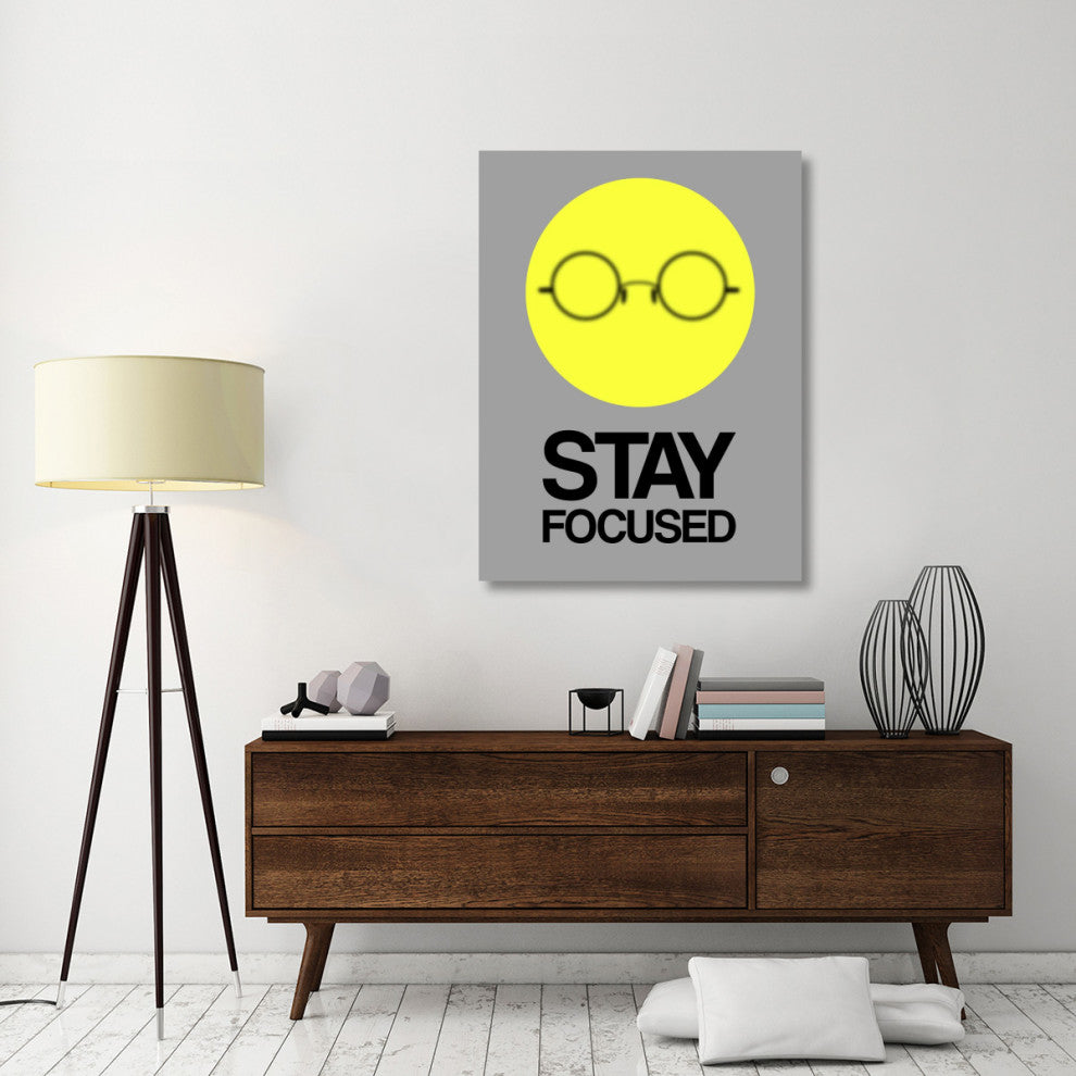 "Stay Focused Circle Poster 2" Fine Art Print