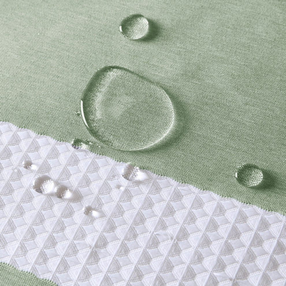 Madison Park Spa Waffle Shower Curtain With 3M Treatment