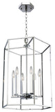 Modern Elegance 6-Light Ac10771Ch Chrome Chandelier
