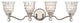 Birone 4-Light Bath Vanity Fixture Vanity, Polished Nickel