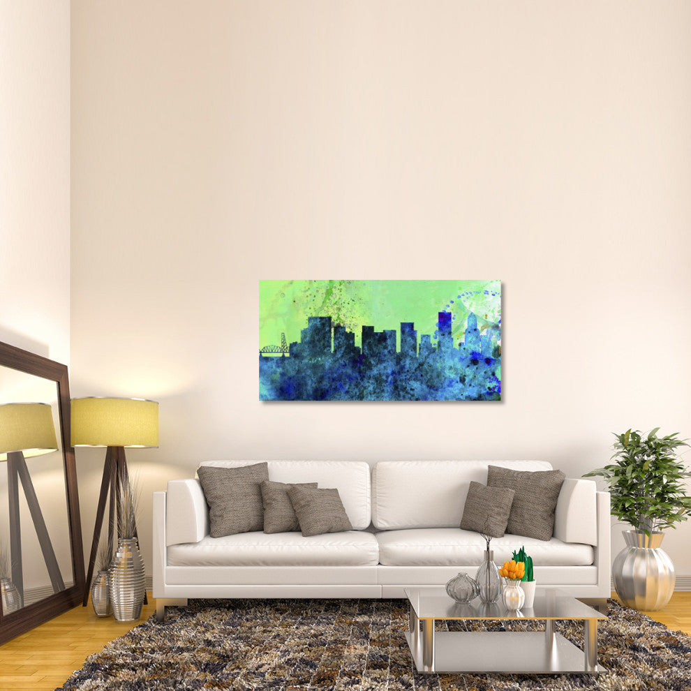 "Portland City Skyline" Fine Art Print