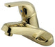 Kingston Brass Single-Handle 4" Centerset Bathroom Faucet, Polished Brass