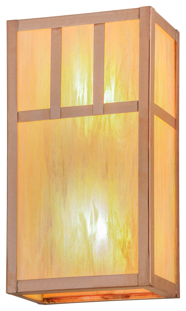 6 5"W Double Bar Mission Wall Sconce