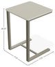 17.5" Square Marine Grade Outdoor End Table, Storm