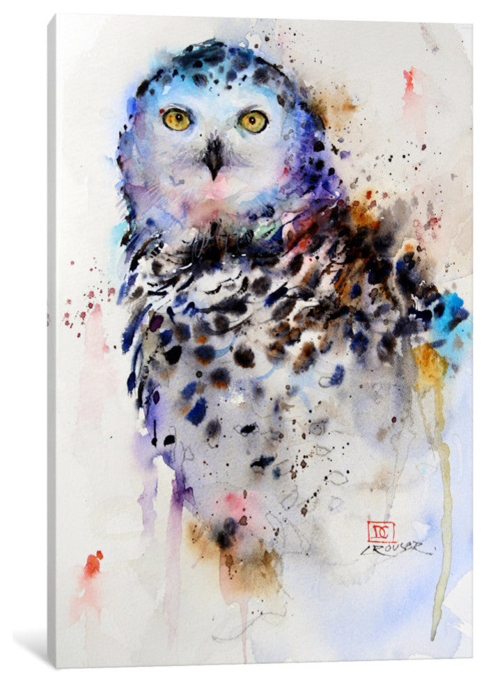 "Owl" by Dean Crouser, 18x12x1.5