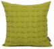 Olive Green Hand Crafted Pintuck Accent Pillow Cover