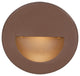 WAC Lighting LEDme Round Indoor or Outdoor Step and Wall Light, Bronze