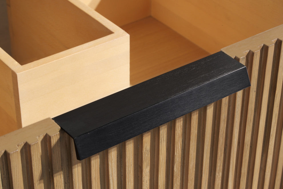 Ari Kitchen and Bath San Diego Bath Vanity, Weathered Fir, 55", Floating