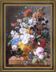 Jan Frans Eliaerts Bouquet of Flowers in a Sculpted VaseCanvas Print, 18"x24"