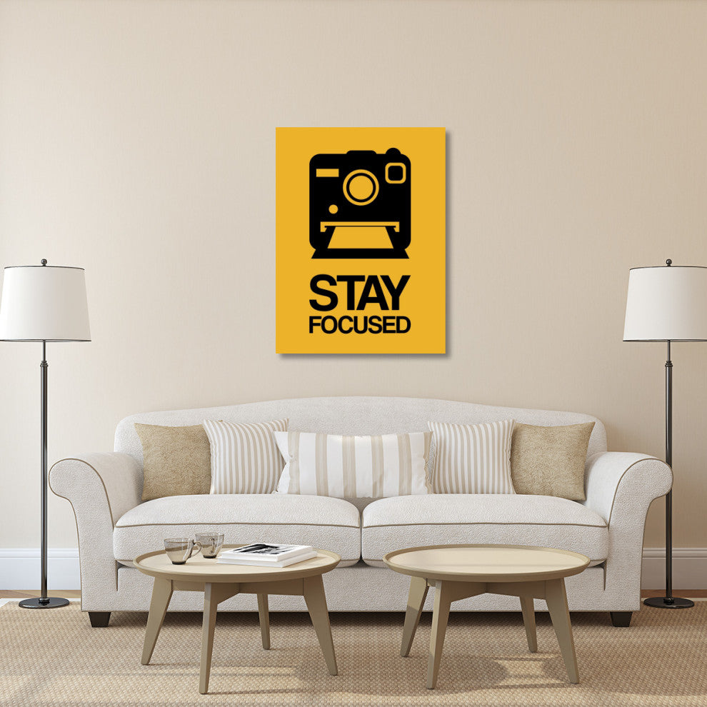 "Stay Focused Polaroid Camera Poster 2" Fine Art Print