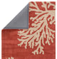 Jaipur Living Bough Handmade Abstract Coral/Tan Area Rug, 5'x8'