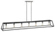 Hinkley Fulton Large Seven Light Open Frame Linear, Aged Zinc