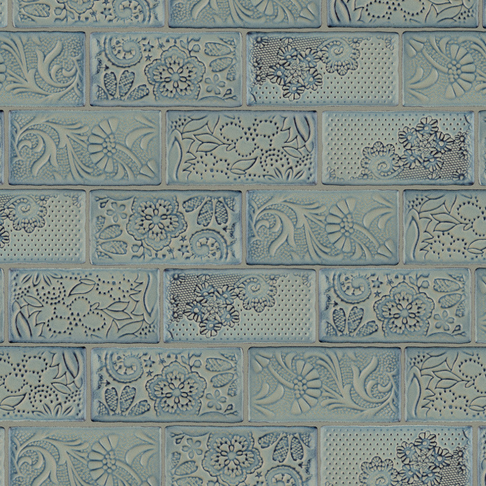 Antic Feelings Ceramic Subway Wall Tile, Griggio