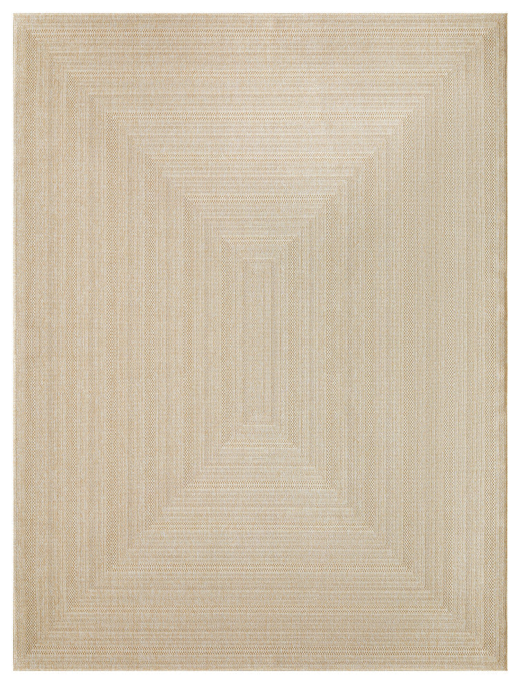Nourison Tulum 9' x 12' Cream Outdoor Rug