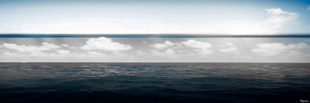 "Fading Clouds" Print on Canvas, 60"x20"
