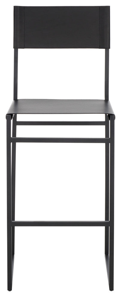 Safavieh Layne Barstool, Black, Black
