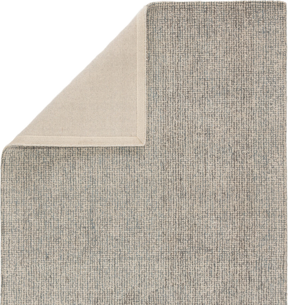 Jaipur Living Oland Handmade Solid White/Light Blue Area Rug, 8'x10'