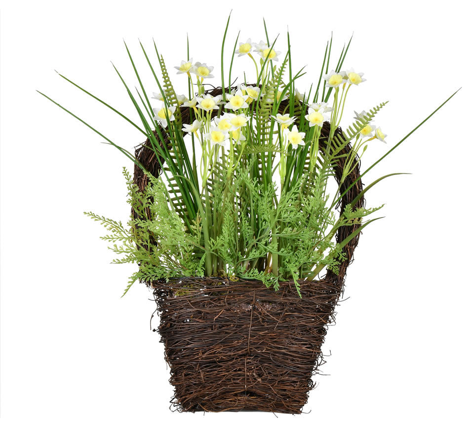 Vickerman FJ190818 18" Artificial Daffodil in Basket