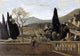 Berthe Morisot View of Tivoli (after Corot) - 18" x 27" Premium Canvas Print