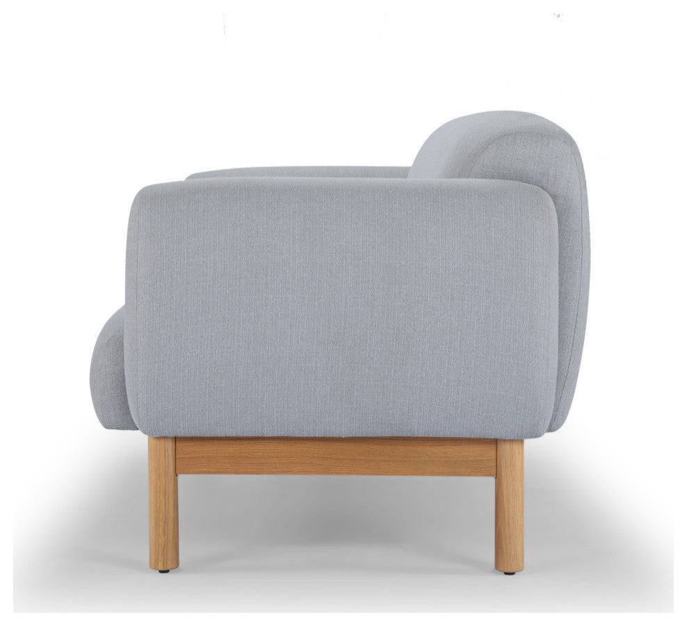 Metro, Tulum 2 Seater Sofa, Light Gray
