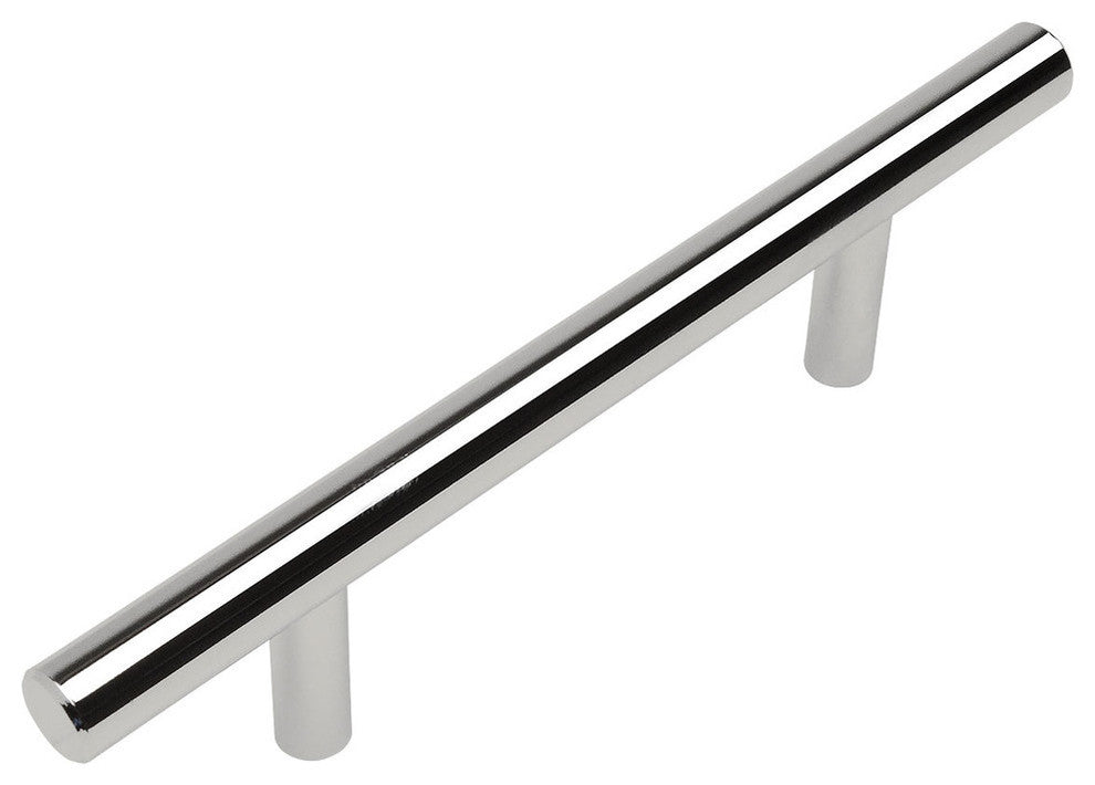 Cosmas 404-030CH Polished Chrome Slim Line Euro Style Cabinet Pull, Set of 25