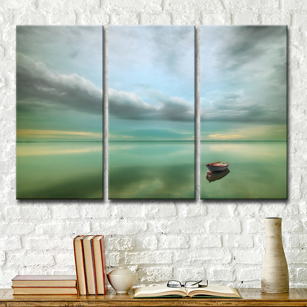 Ready2HangArt 'Calm' 3-Piece Canvas Wall Decor Set, 36"x24"