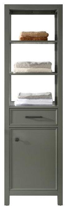 WLF2121 Linen Cabinet, Pewter Green