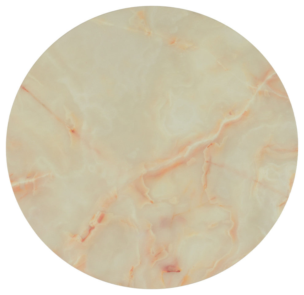 Modrest Pampa Modern Faux Marble End Table
