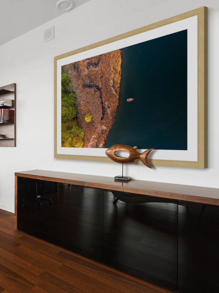 "That View" Framed Painting Print by Karolis Janulis