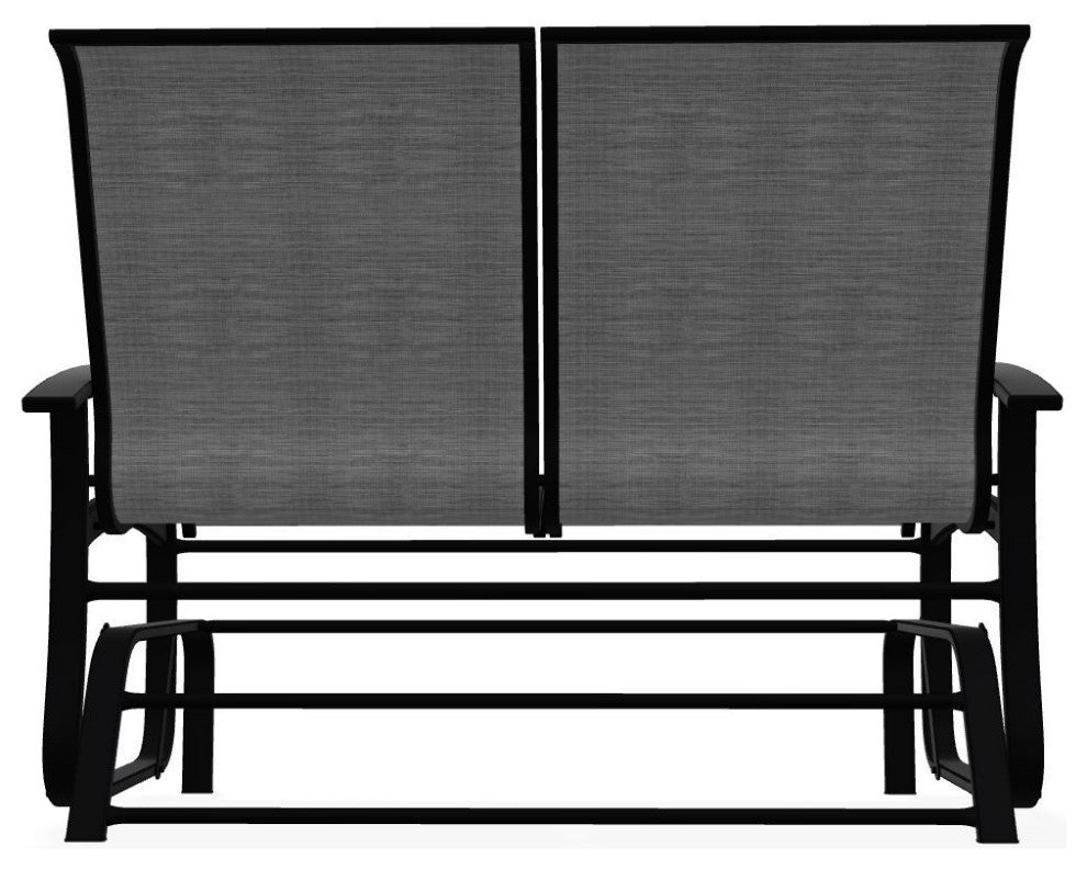 Belle Isle Sling 2-Seat Glider, Collect Charcoal/Black