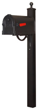 Savannah Curbside Mailbox with Springfield Mailbox Post