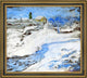 John Twachtman a Winter Framed Premium Canvas Print, 20"x25"
